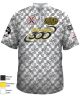 Keven Grid Chess White & Gray Color Jersey Replica
