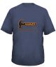 Hammer Indigo Gray Cotton T-Shirt with Color Logo - In Stock