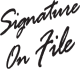 Signature on file